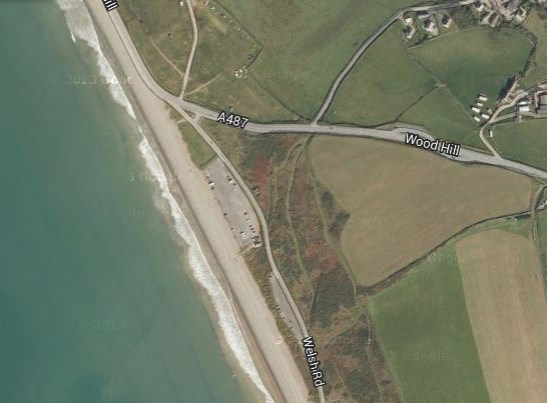 Are motorists experiencing the tragic figure of a young man haunting a road at Newgale?