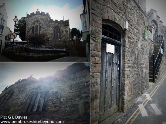 St Marys Haverfordwest. Has a ghostly monk been seen leaving this building?